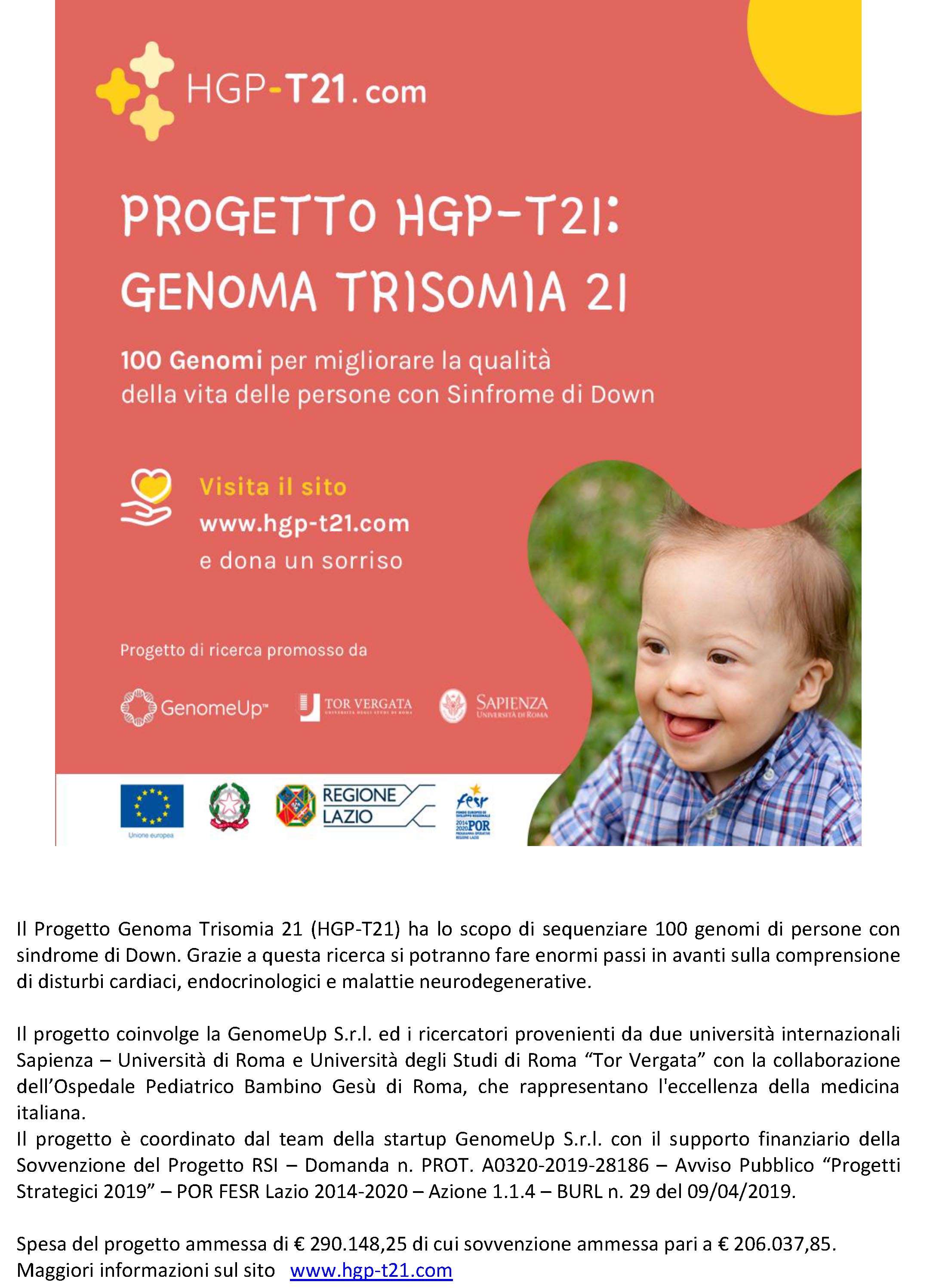 progetto HGP-T21